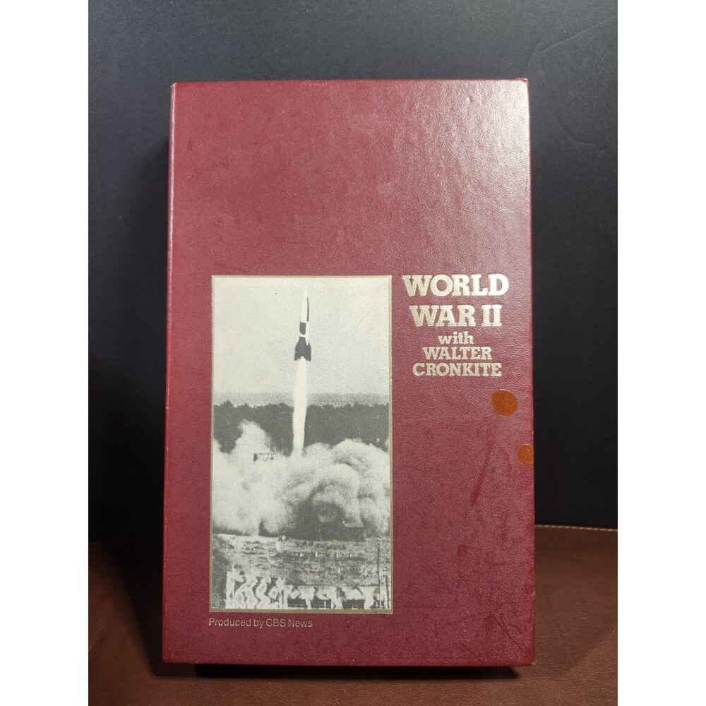 World War II with Walter Cronkite tape is a CBS Video Library.